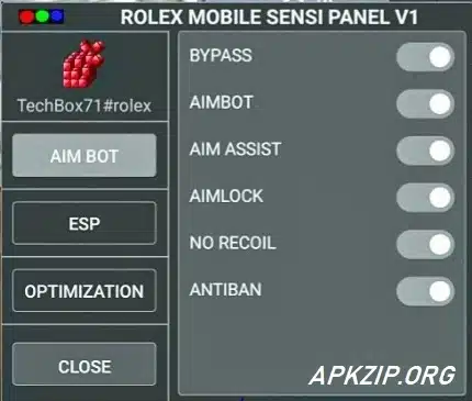 rolex panel free fire